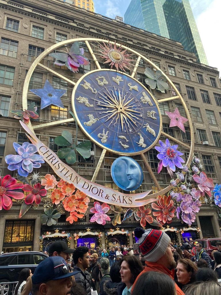 Christian Dior holiday window astrology