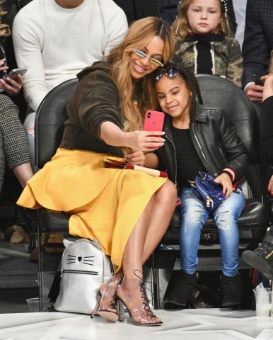 Celebrities At The 67th NBA All-Star Game: Team LeBron Vs. Team Stephen