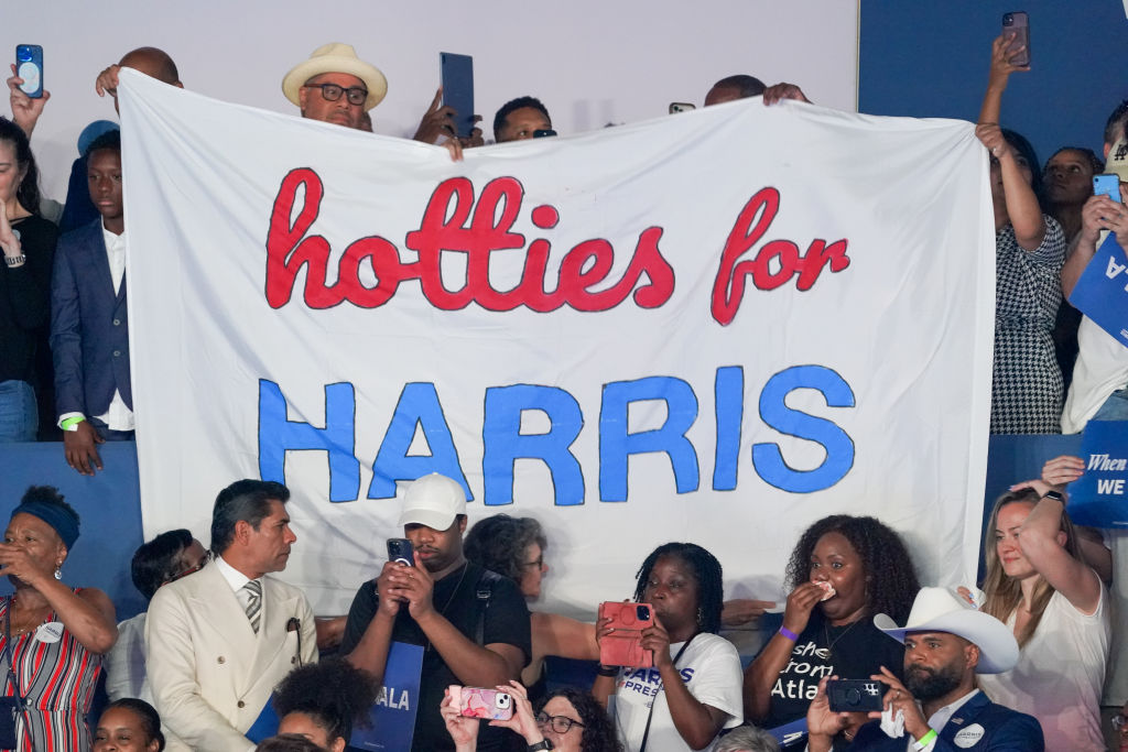 Megan Thee Stallion Attends Kamala Harris Campaign Rally In Atlanta