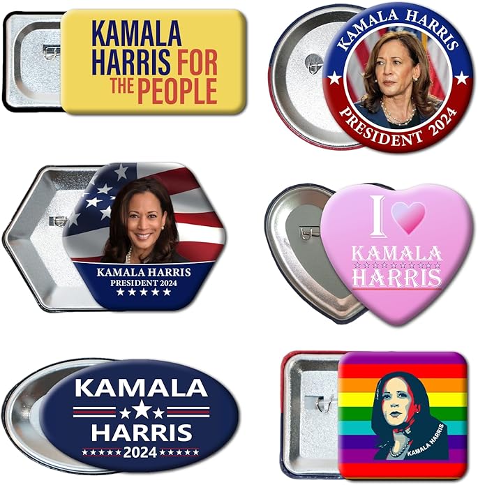 Kamala Campaign Button Set