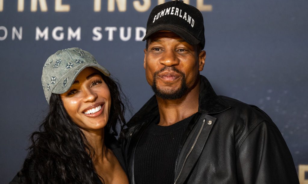 meagan good and jonathan majors Los Angeles Premiere Of Amazon MGM Studios' "The Fire Inside"