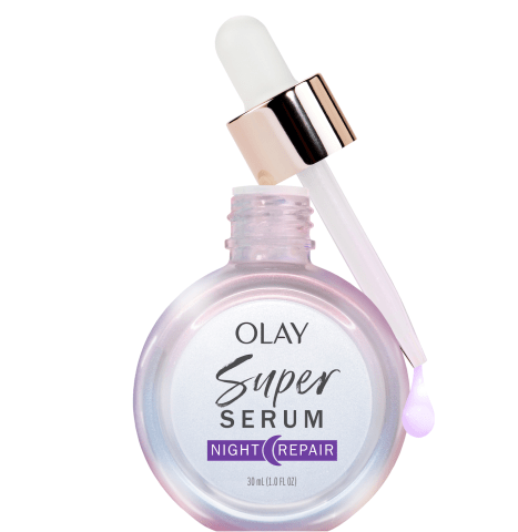 Olay night serum and super eyes day serum
