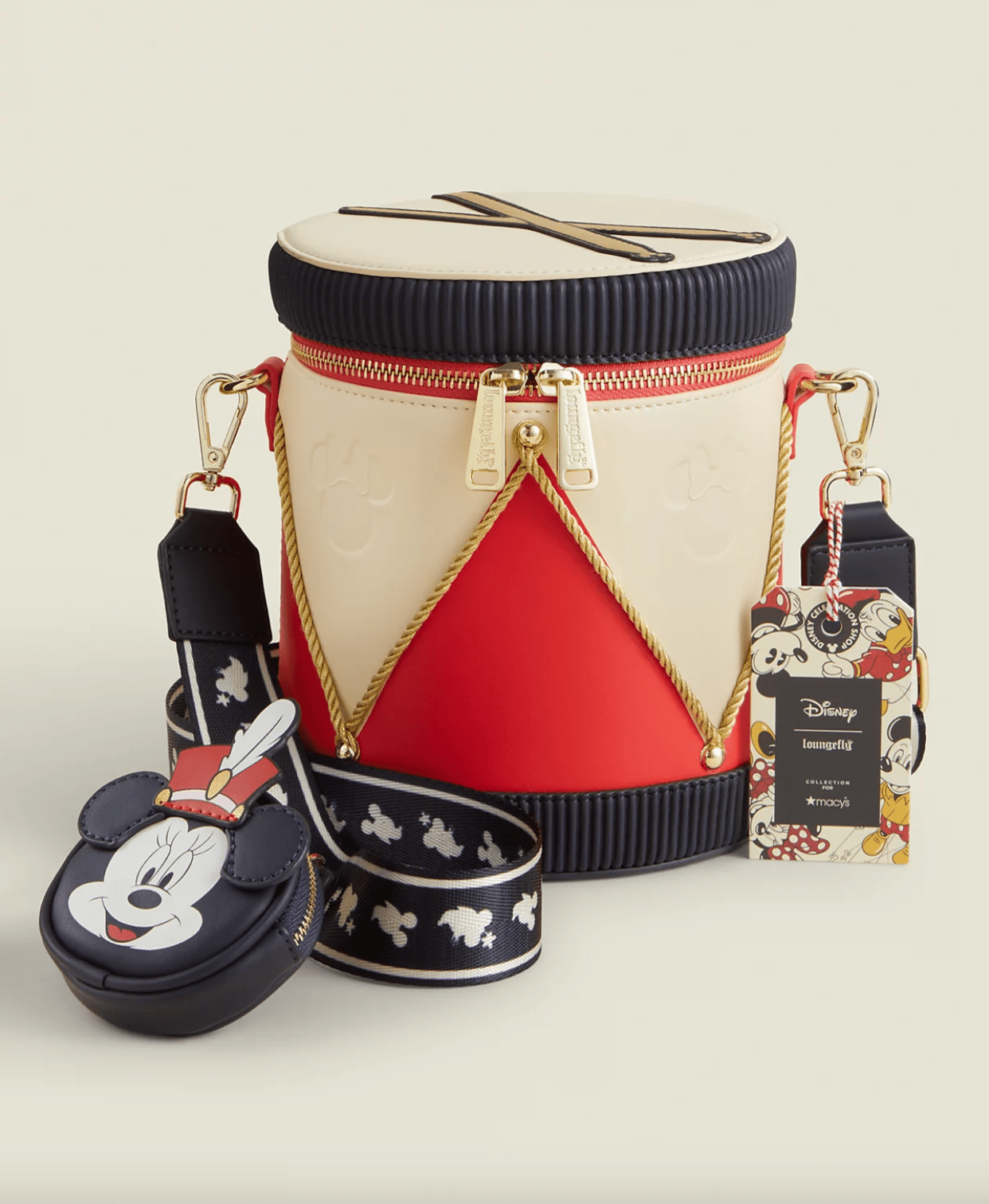 Loungefly Disney | Macy's Minnie Majorette Drum Crossbody Bag, Created for Macy's