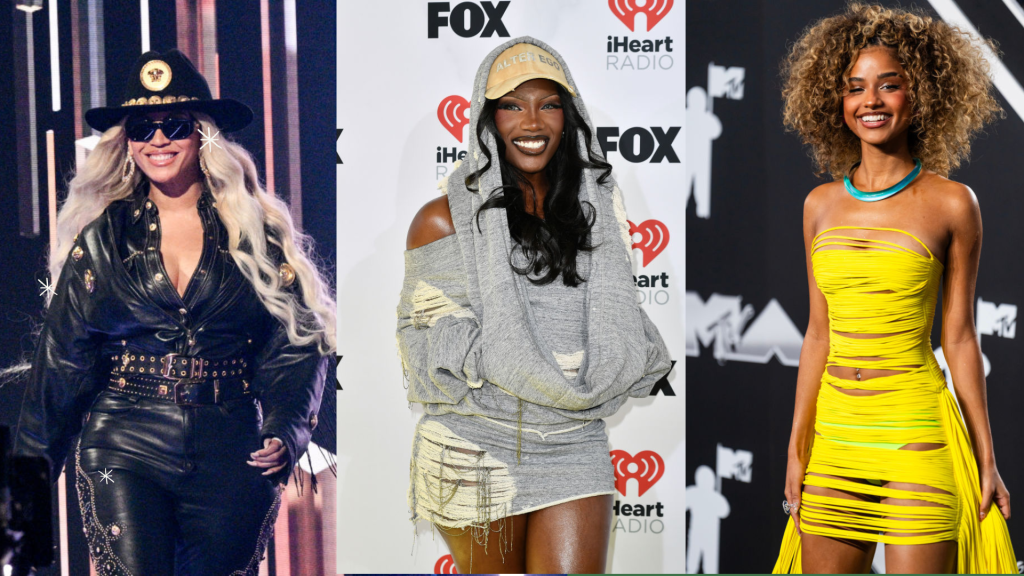 Beyonce, Doechii and Tyla rolling stone album of the year