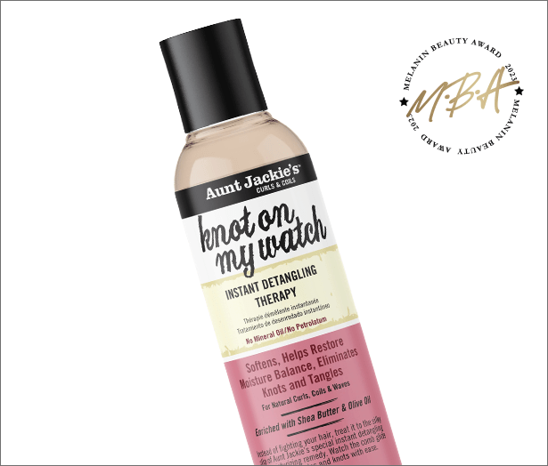 Aunt Jackie's knot on my watch instant detangling therapy zoomed in.